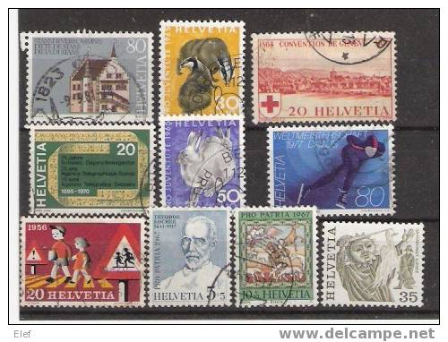 SUISSE :14 Timbres Neufs Et Obl.dont Pro Patria , Pro Juventute ; TB  , Voir Scan - Collections