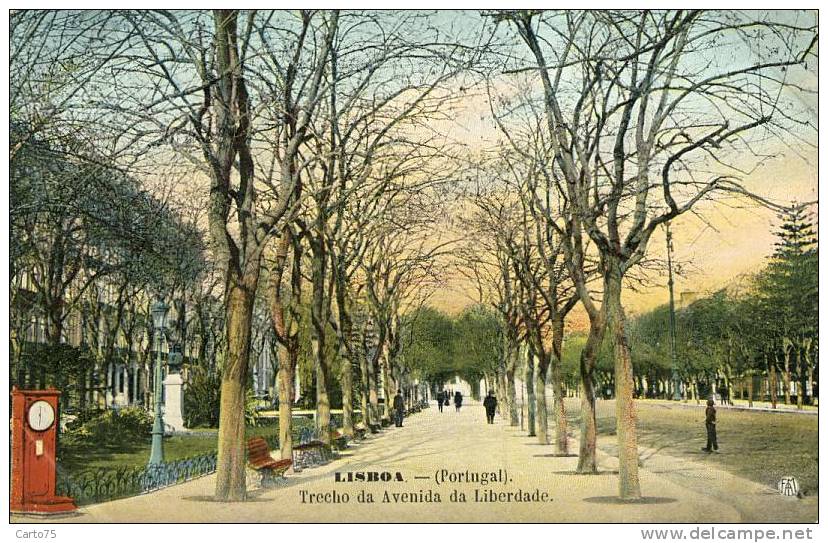 PORTUGAL - Lisboa - Trecho Da Avenida Da Liberdade - Bascule De Pesage - Lisboa