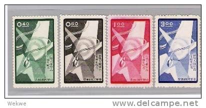 Mtai011/ TAIWAN -  Menschenrechte 1958. 10. Jahrestag. Mi. 308/11 ** MNH - Unused Stamps
