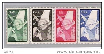 Mtai011/ TAIWAN -  Menschenrechte 1958. 10. Jahrestag. Mi. 308/11 ** MNH - Ungebraucht