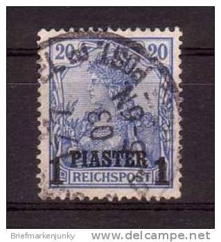 2993) Dt.Post Türkei Mi.Nr. 14 II Gestempelt - Deutsche Post In Der Türkei