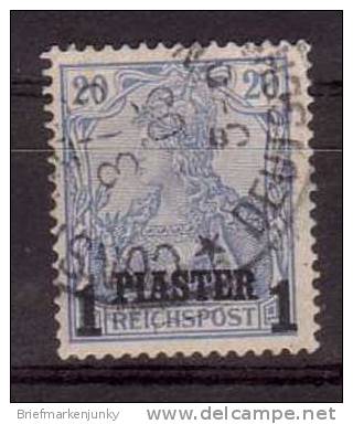 2987) Dt.Post Türkei Mi.Nr. 14 II Gestempelt - Deutsche Post In Der Türkei