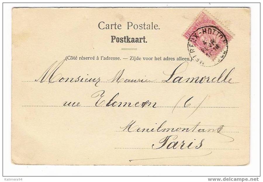 BELGIQUE  /  MELREUX  ( Luxembourg ) /  GRAND ´ RUE  ( Rail De Tramway + Texte Amusant ! ) - Hotton