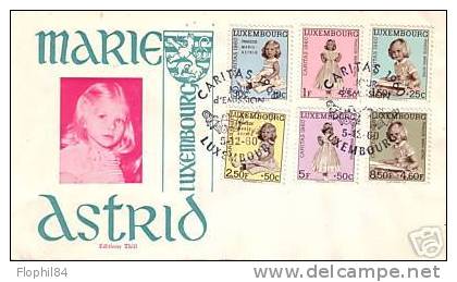 LUXEMBOURG- SERIE MARIE ASTRID -5-12-1960 - Herdenkingskaarten