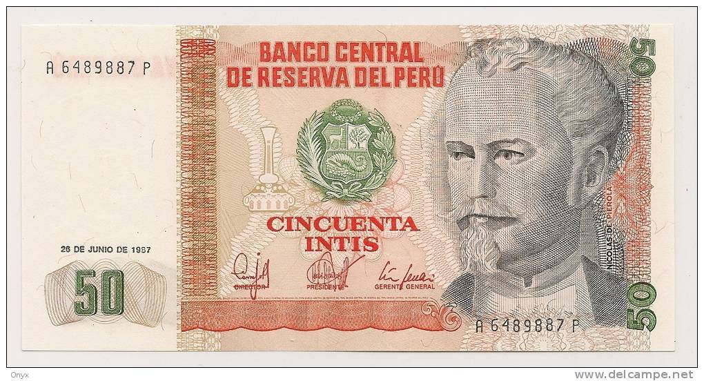 PEROU / PERU -  50 INTIS 1987 - UNC / Pick 131 - Peru