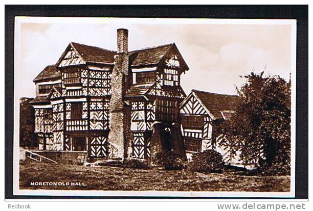 Real Photo Postcard Moreton Old Hall Staffordshire - Ref B154 - Sonstige & Ohne Zuordnung