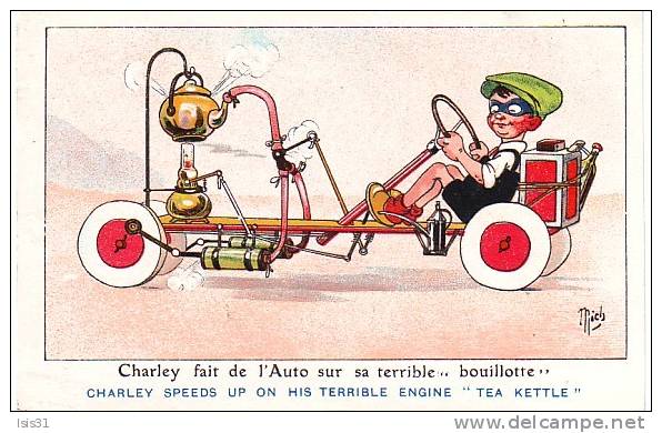 Illustrateurs - Voitures - Automobile - Automobilisme - Enfants - T213 - Illustrateur Mich - Bon état - Mich