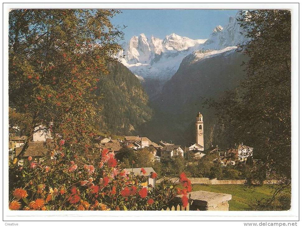 SUISSE-Soglio  Mit Sciora-Gruppe. - Soglio