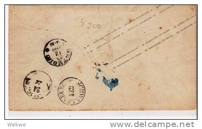 Pre165/ Ganzsache  Minden 1858, Segmentstempel - Postal  Stationery