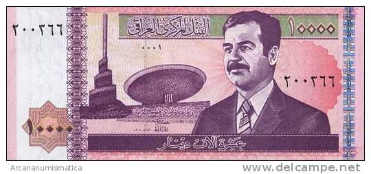 IRAK  10.000  DINARES  2.002  KM#89   PLANCHA/UNC/SC    DL-6259 - Iraq