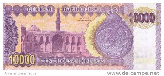 IRAK  10.000  DINARES  2.002  KM#89   PLANCHA/UNC/SC    DL-6259 - Irak