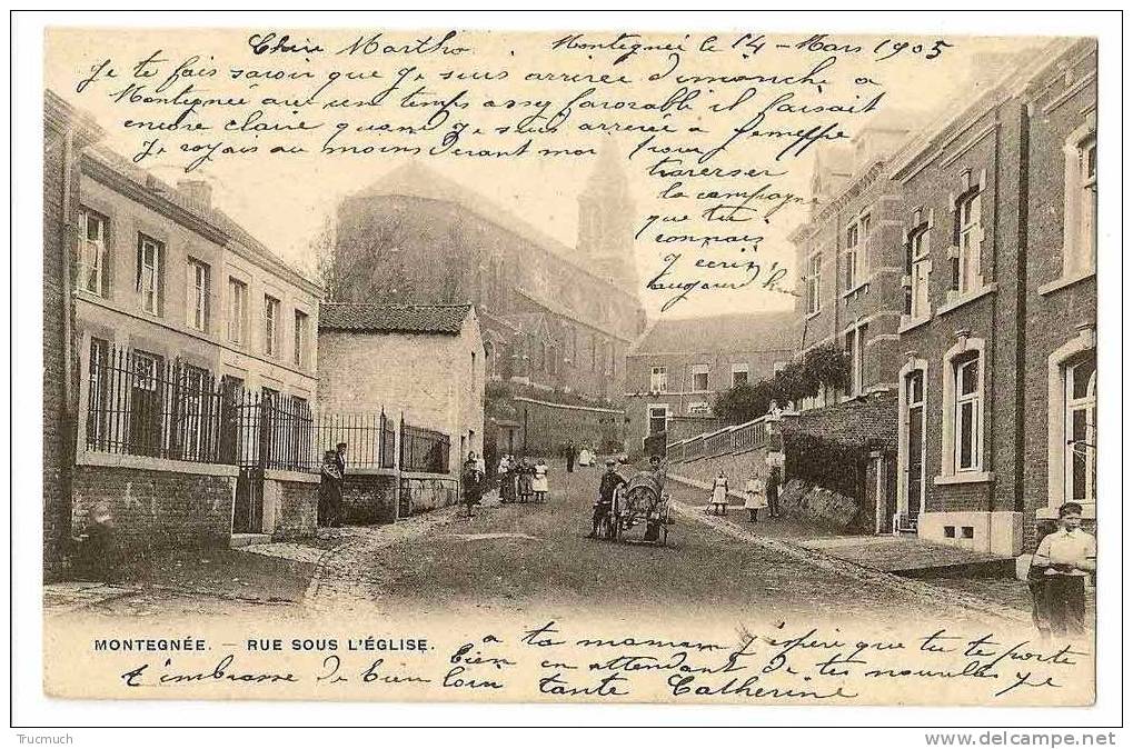 C4698 - MONTEGNEE - Rue Sous L' Eglise - Saint-Nicolas