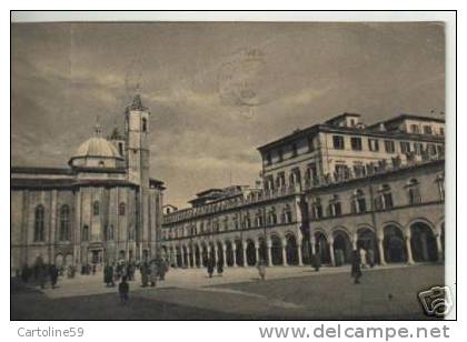 ASCOLI PICENO PIAZZA ANIMATA VB1958 Pieghina  AU977 - Ascoli Piceno