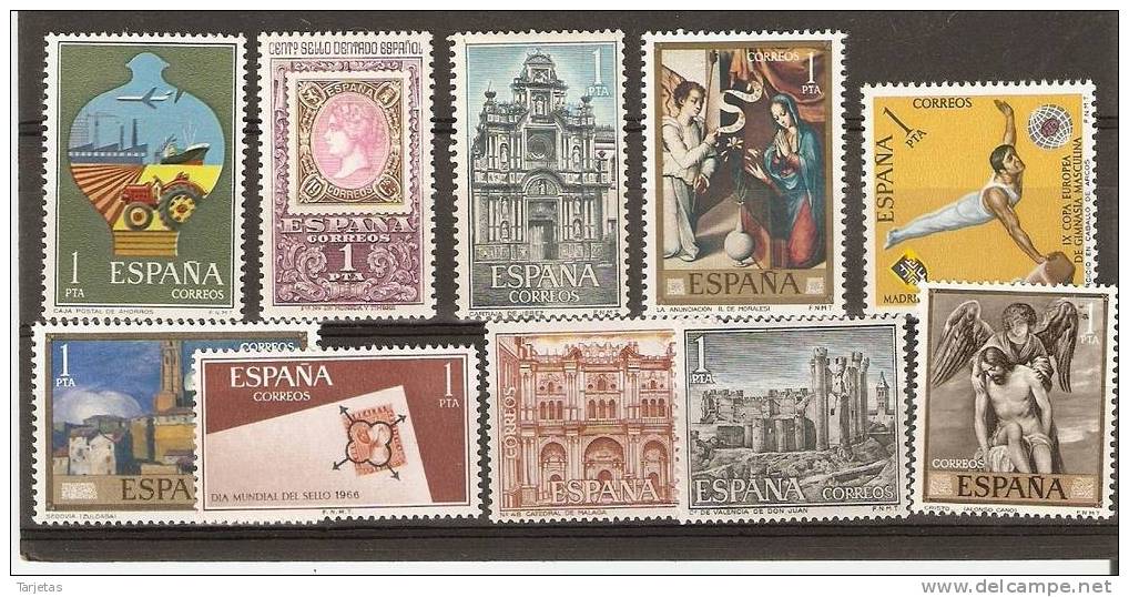 LOTE DE 10 SELLOS DE ESPAÑA NUEVOS-MINT SIN USAR  SOLO 1 EURO - Otros & Sin Clasificación