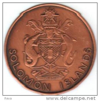 SOLOMON ISLANDS  MEDAL  CROCODILE  SHARK  EMBLEM FRONT  SOLDER MAP  BACK 1992 READ DESCRIPTION CAREFULLY!!! - Solomoneilanden