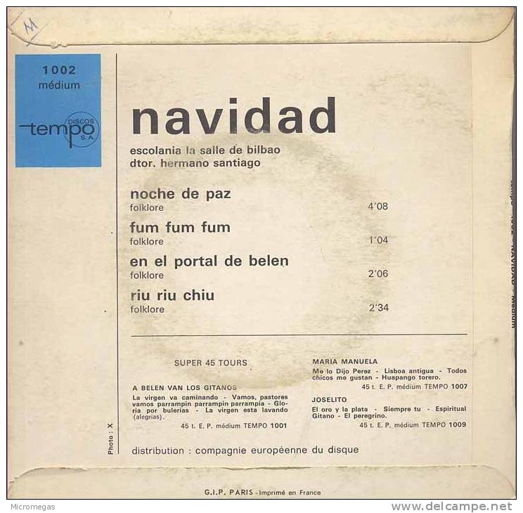 45T : Navidad - Christmas Carols