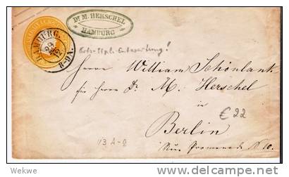 Pre177/  Preussen - GA Friedr. Wilhelm Mit Ortsstempelentwertung, N. Berlin - Postal  Stationery