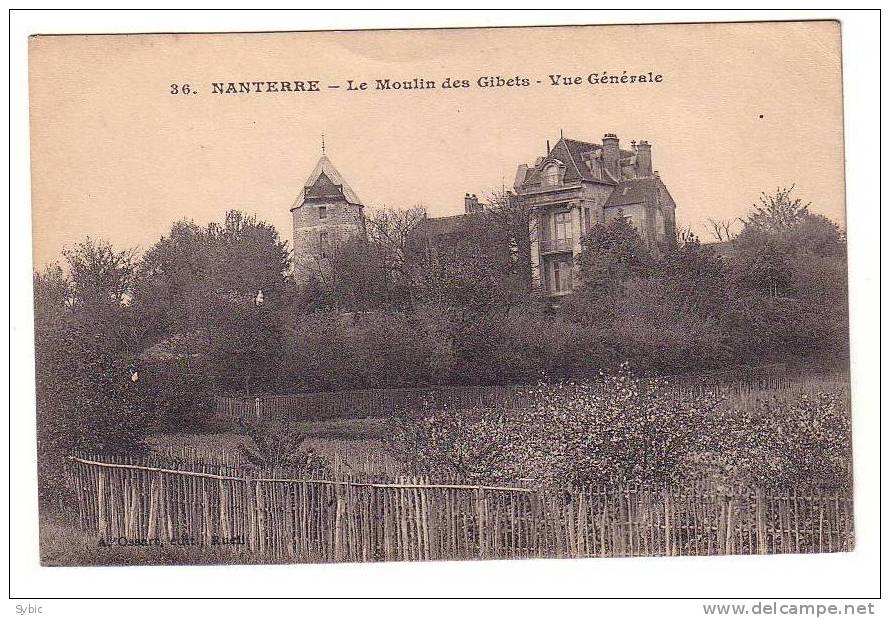 NANTERRE - Le Moulin Des Gibets - Vue Générale (1918) - Nanterre