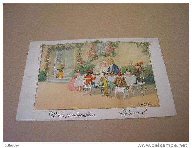 CPA Illustrateur PAULI EBNER Mariage De Poupées : Le Banquet N°1362 - Ebner, Pauli