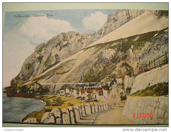 4378 GIBRALTAR  CATALAN BAY AÑOS / YEARS / ANNI  1910 - Gibilterra