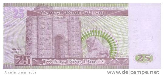 IRAQ/IRAK   25  DINARES  2001  KM#86    PLANCHA/UNC/SC    DL-6274 - Iraq