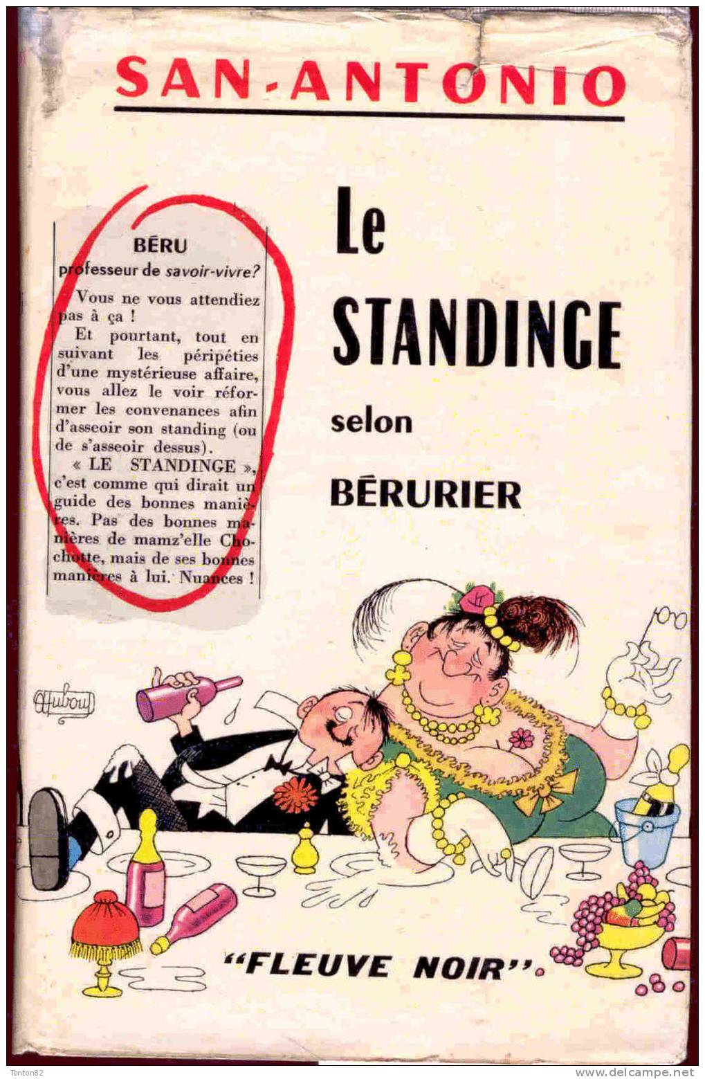 San-Antonio - Le Standinge Selon Bérurier  - Fleuve Noir H.S - Illustrations De Dubout - ( 1965 ) - San Antonio