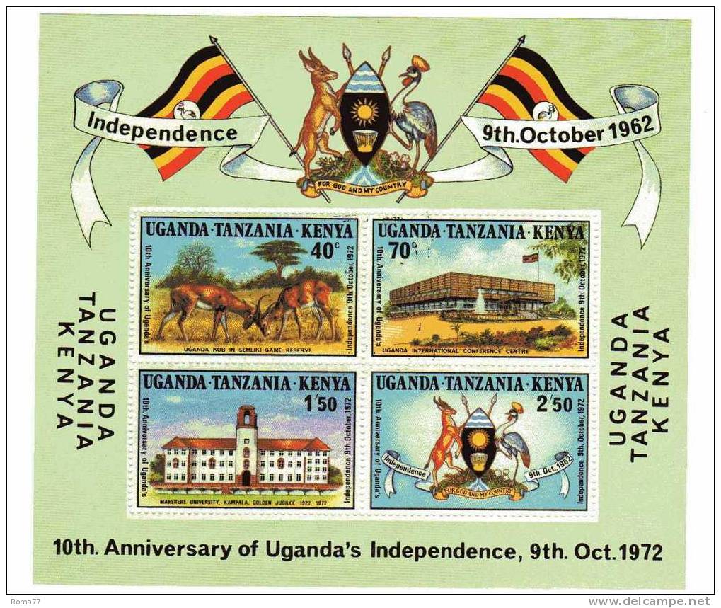 SS148 - UGANDA TANZANIA KENYA , Indipendenza BF N. 40  *** - Kenya, Ouganda & Tanzanie