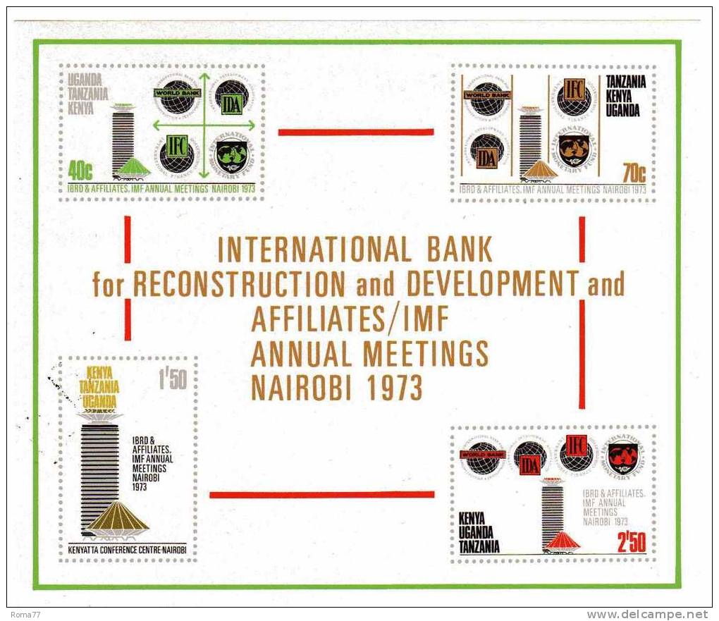 SS153 - UGANDA TANZANIA KENYA , Banca Di Sviluppo BF N. 4  *** - Kenya, Ouganda & Tanzanie