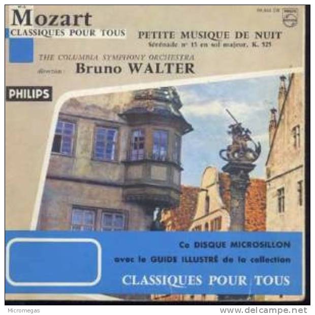 45T Mozart : Petite Musique De Nuit, Walter - Clásica