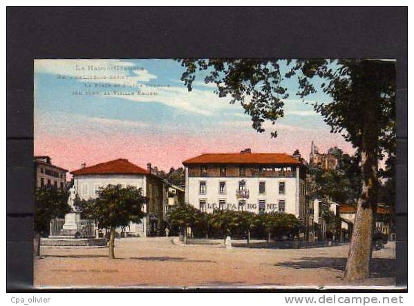 31 SALIES DU SALAT Place, Statue Compans, Vieille Eglise, Epargne, Colorisée, Ed Labouche 92, Haute Garonne, 192? - Salies-du-Salat