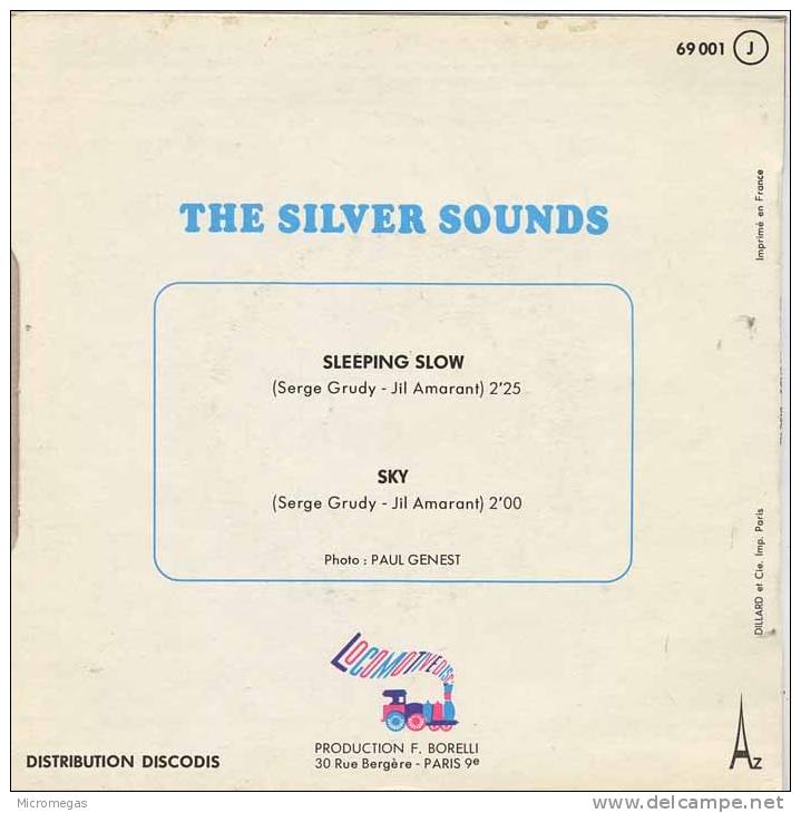 45T The Silver Sounds : Sleeping Slow - Disco, Pop