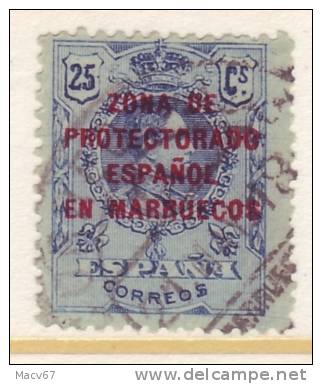 Spanish Marocco  58  (o)  1916-18 Issue - Spanish Morocco