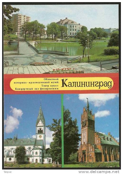 Königsberg - Kaliningrad - Soviet Union 1989 Postal Stationery Postcard (13) - Ostpreussen