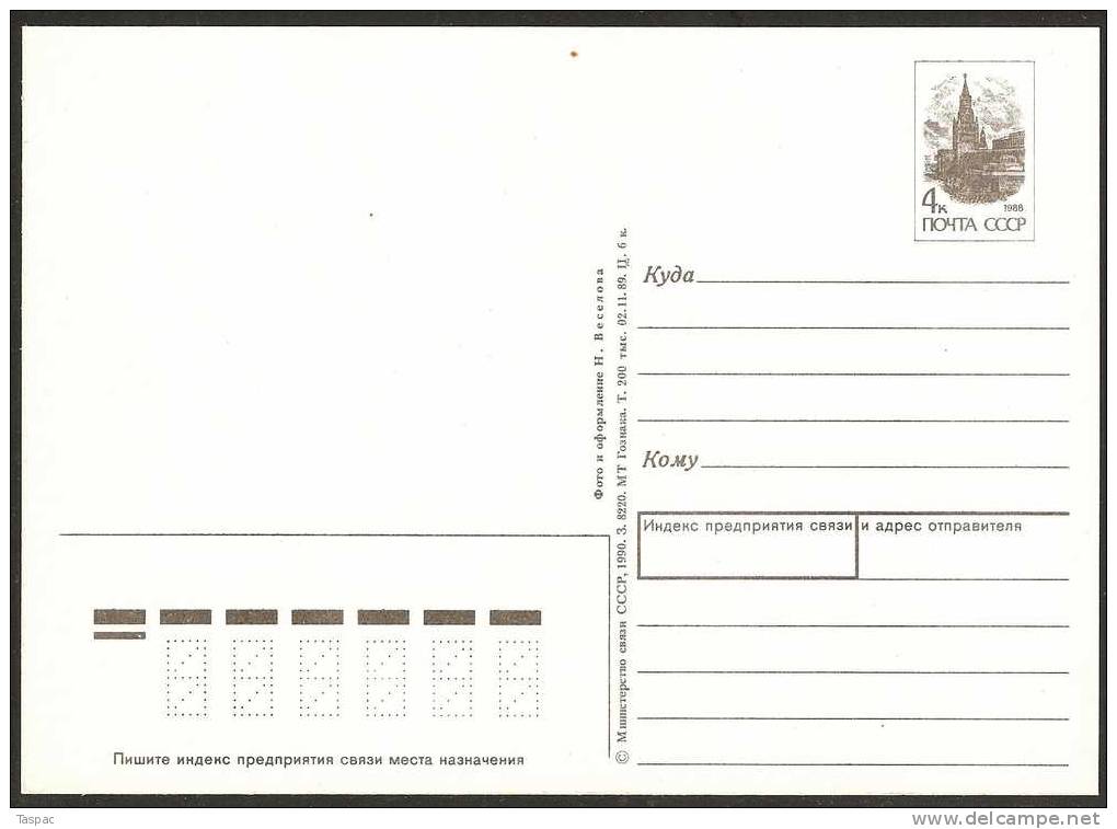 Königsberg - Kaliningrad - Soviet Union 1989 Postal Stationery Postcard (13) - Ostpreussen