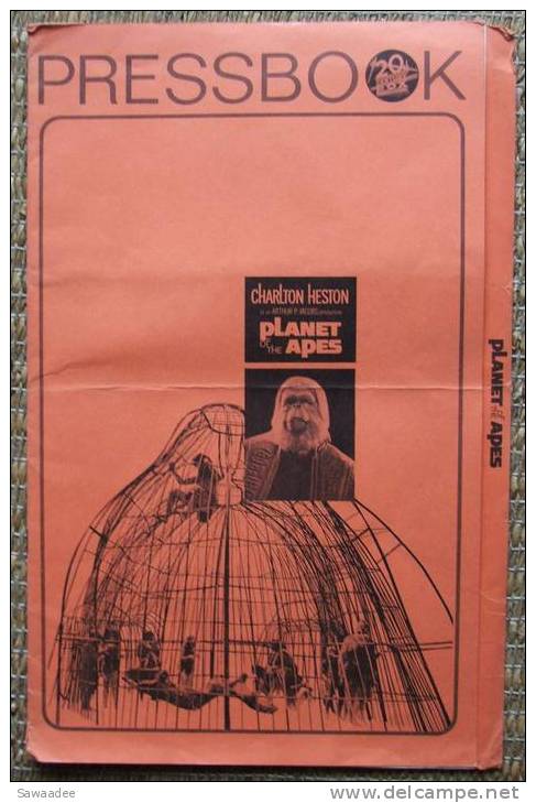 DOSSIER DE PRESSE - PRESSBOOK - FILM -PLANET OF THE APES - LA PLANETE DES SINGES -1968 - Cinéma/Télévision