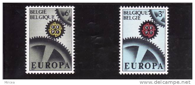 Belgique , Yv.no.1415/6 , Neufs** - 1967