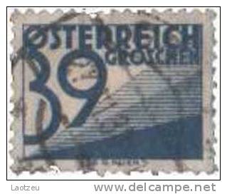 Autriche Taxe 1925. ~ YT 148A - 39 G. Bleu - Impuestos