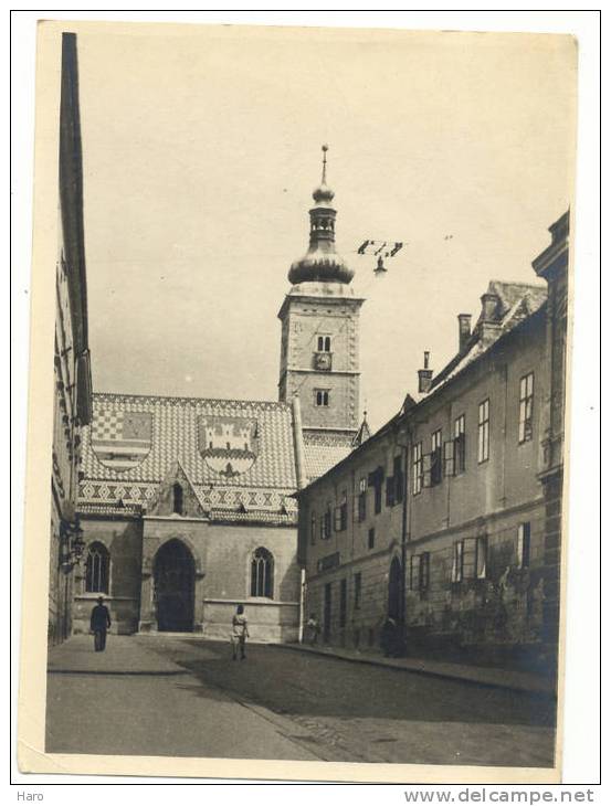 ZAGREB - Eglise De St Marc(1170) - Yugoslavia