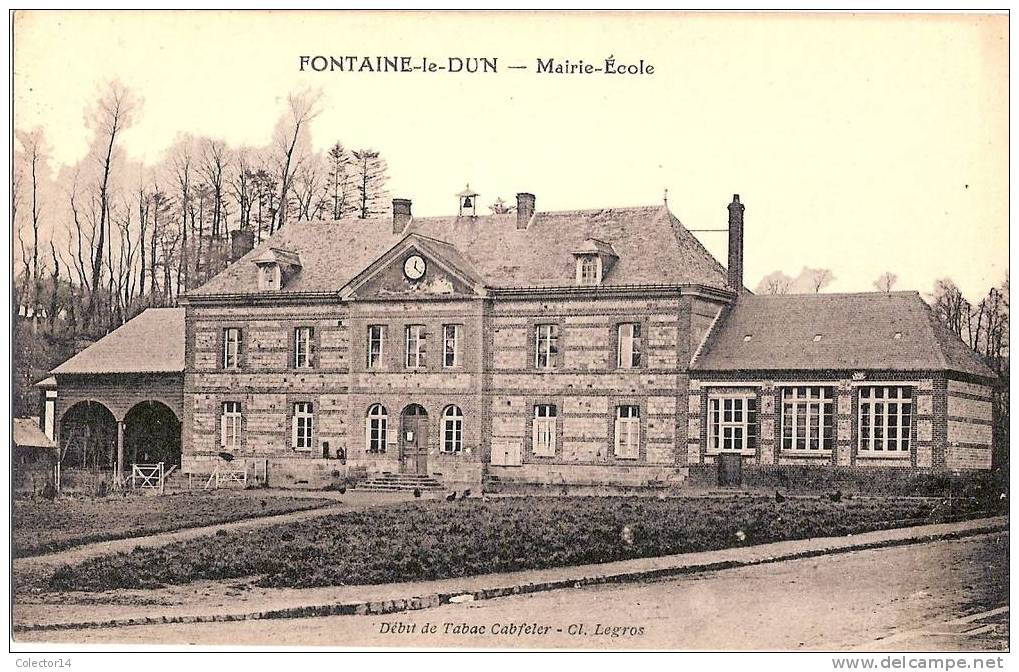FONTAINE LE DUN MAIRIE ECOLE - Fontaine Le Dun
