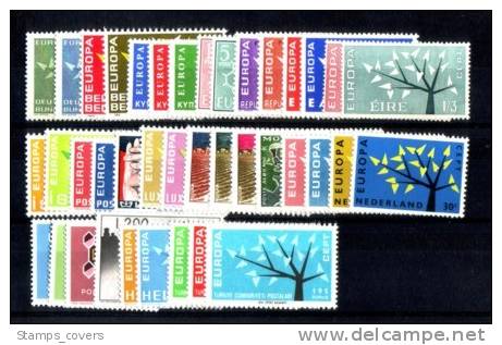 EUROPA MNH** 1962 COMPLETE 18 PAYS - 1962