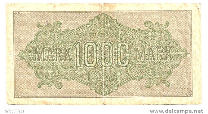 TAUSEND MARK  REICHSBANKNOTE  - Berlin Den 15 September 1922 - 1.000 Mark