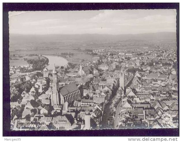 30603 Straubing In Bayern Blick Auf Die Donau édit.konrad Mayer Vue Aérienne Luftbild Belle Cpsm - Straubing