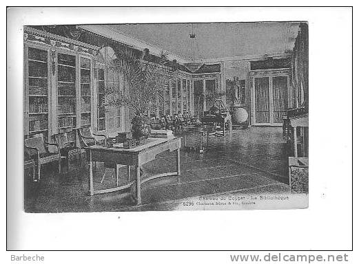 Château De Coppet .- La Bibliothèque  . 1918.E - Coppet