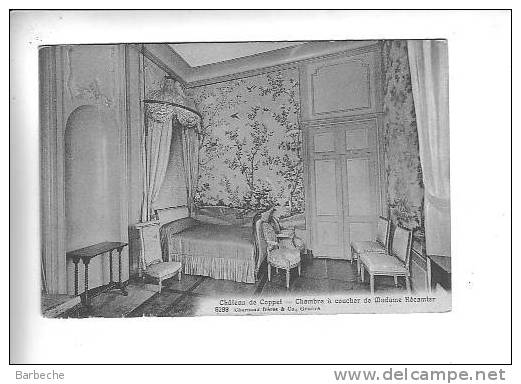 Château De Coppet .- Chambre à Coucher De Madame Récamier  . 1919.C - Coppet