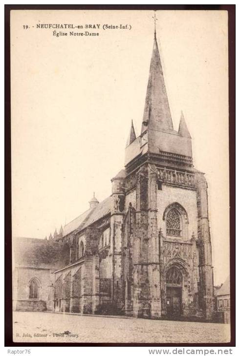 CPA NEUFCHATEL EN BRAY  Eglise Notre Dame - Neufchâtel En Bray