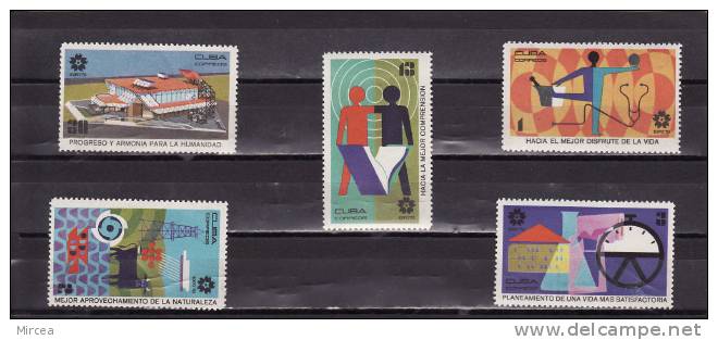 C4069 - Cuba  1970 , Michel 1574/8  , Neufs** - Unused Stamps