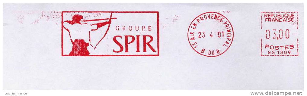 Archery Meter Stamp In Francs On Cover 20485 - Tiro Con L'Arco