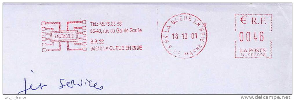Electronics Meter Stamp On Cover 20802 - Informatik