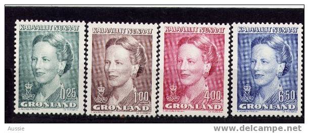 Groenland Greenland 1990 Yvertn° 189-92 *** MNH Cote 6,55  Euro  Reine Margrethe II - Ongebruikt