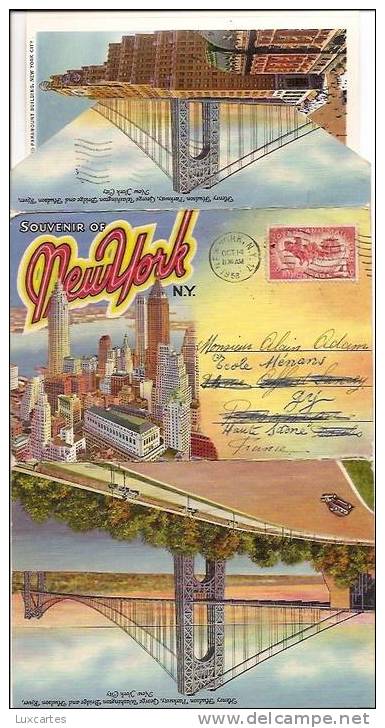 SOUVENIR OF NEW YORK .N.Y. / BOOKLET WITH 18 VIEWS OF NEW YORK - Albany